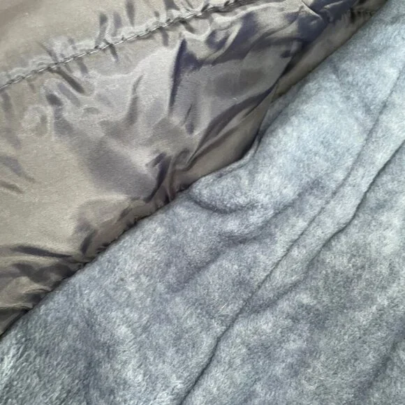 CARTERS HOODED PUFFER JACKET SZ 12 MONTHS BABY GREEN/NAVY BLUE COZY WINTER CORE - Picture 6 of 12